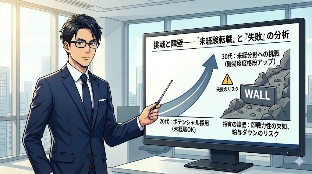 挑戦と障壁——「未経験転職」と「失敗」の分析