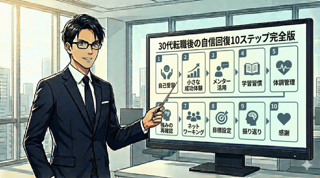 30代転職後の自信回復10ステップ完全版