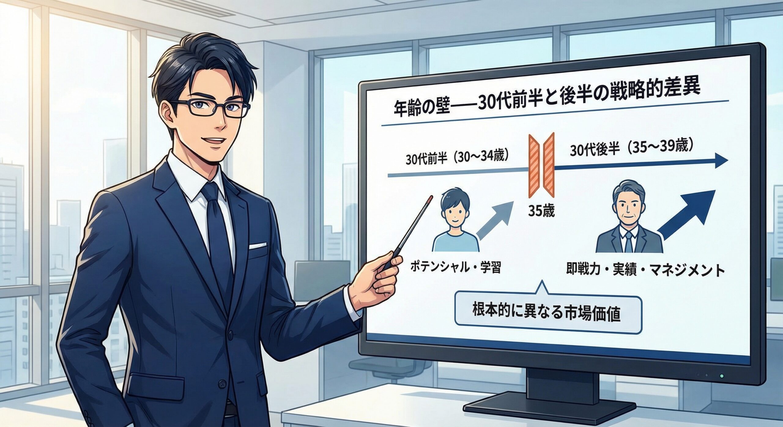 年齢の壁——30代前半と後半の戦略的差異