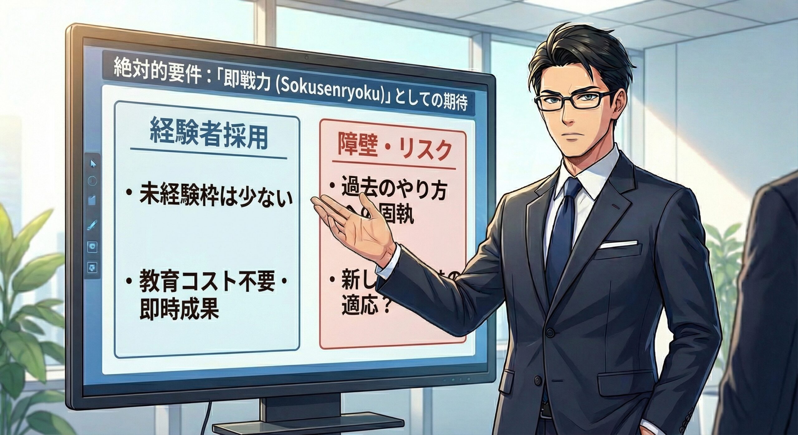 絶対的要件：「即戦力（Sokusenryoku）」としての期待