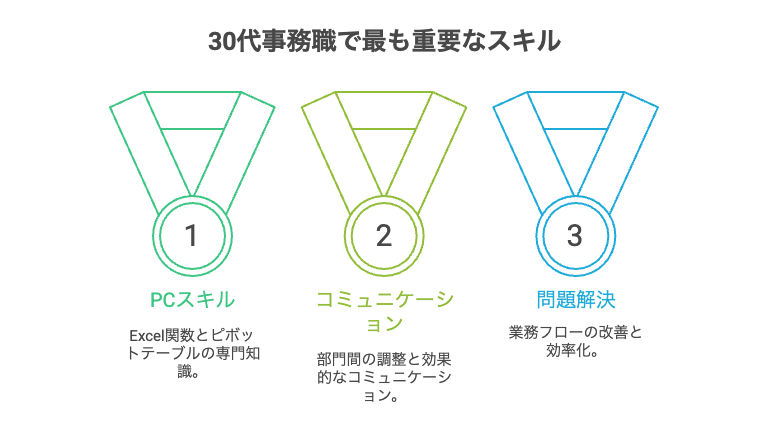 事務職が30代で人気の理由と企業が求めるスキル