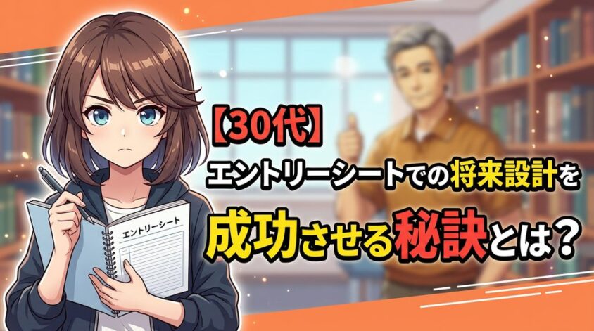 【30代】エントリーシートでの将来設計を成功させる秘訣とは？