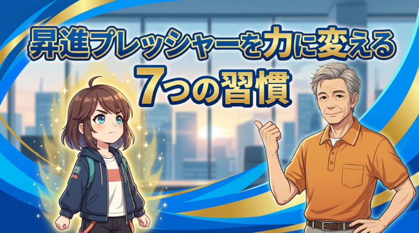 【30代キャリア】昇進プレッシャーを力に変える７つの習慣