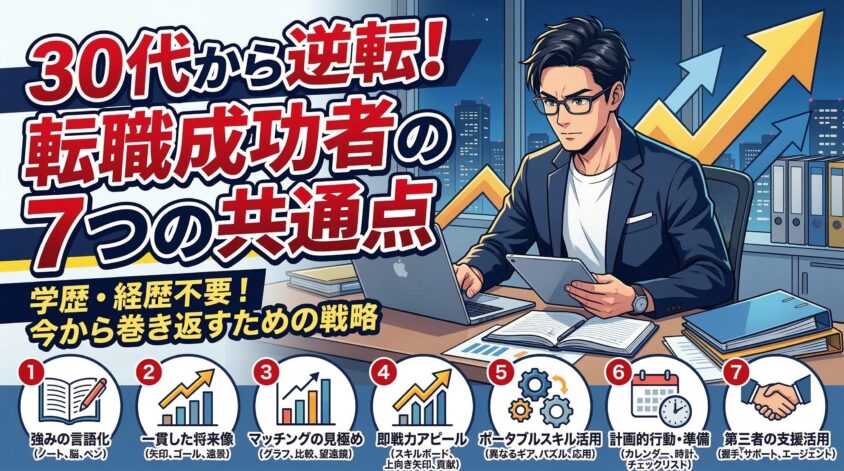 30代でも今から逆転できる人の共通点7つ