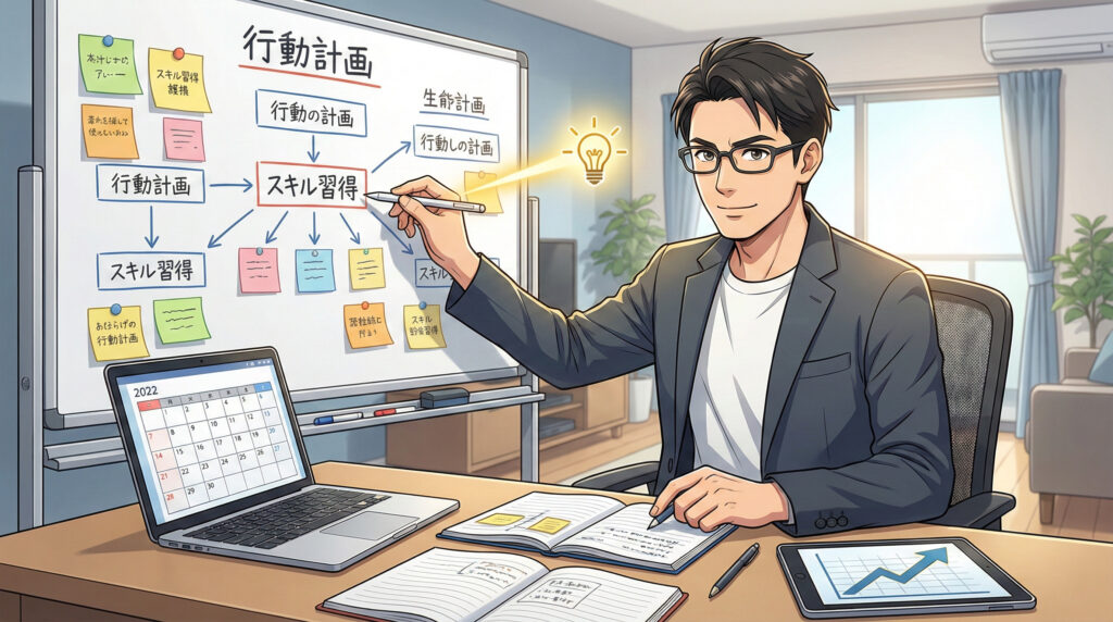 STEP4 スキルアップ&行動計画：チャンスを掴む具体的対策
