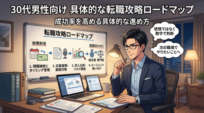 30代の転職活動を成功に近づける具体的な進め方