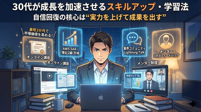 30代が成長を加速させるスキルアップ・学習法