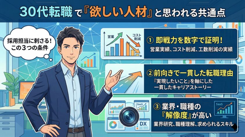 30代転職で採用される人の共通点&mdash;&mdash;「この人材は欲しい」と思われる条件