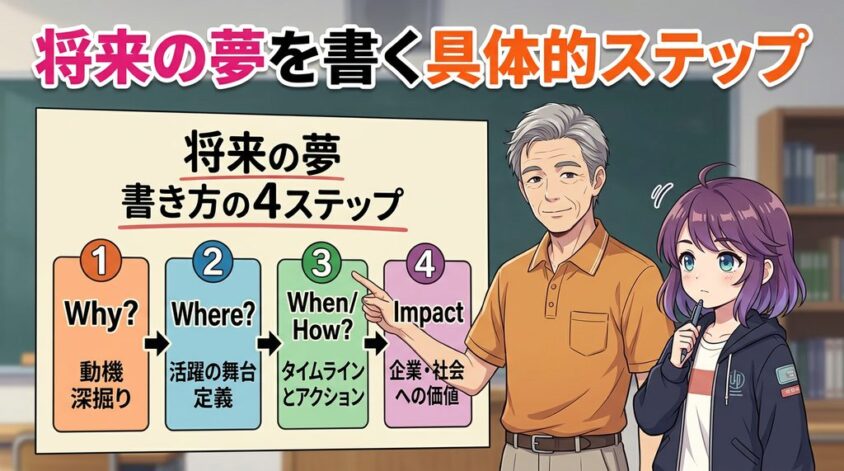将来の夢を書く際の具体的なステップ