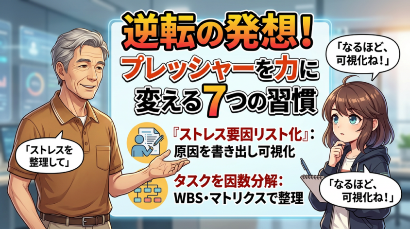 逆転の発想！プレッシャーを力に変える７つの習慣【対処法】