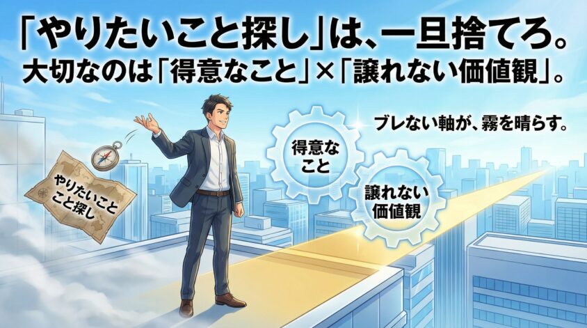 やりたいことを探す前に、これだけは知っておいてくれ