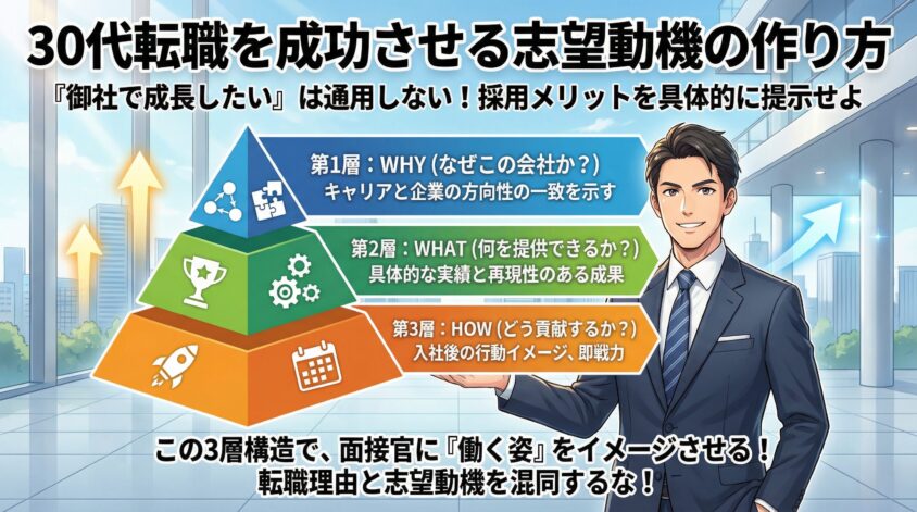 30代転職を成功させる志望動機の作り方