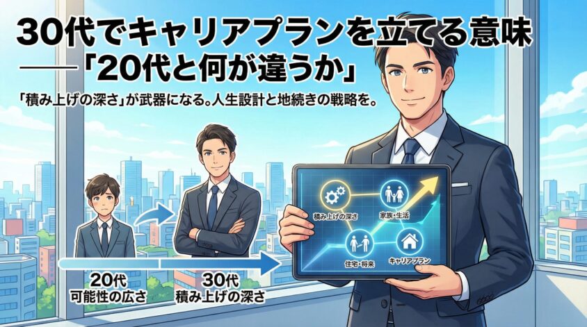 30代でキャリアプランを立てる意味——「20代と何が違うか」を正直に話す