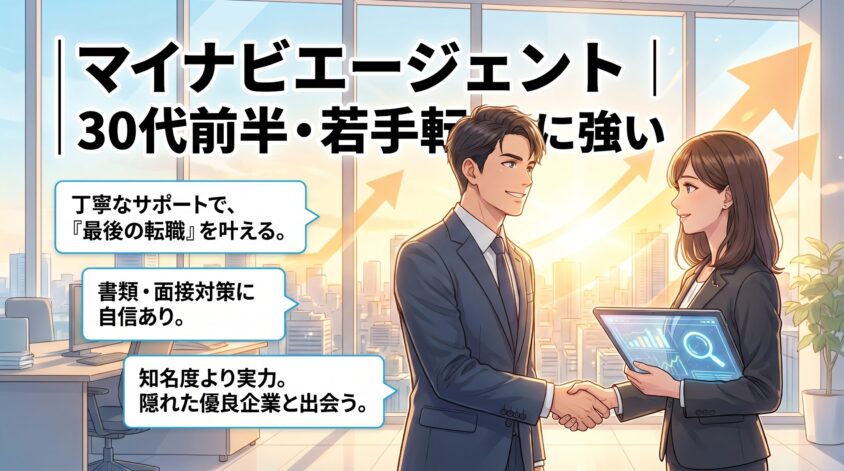 マイナビエージェント｜30代前半・若手転職に強い