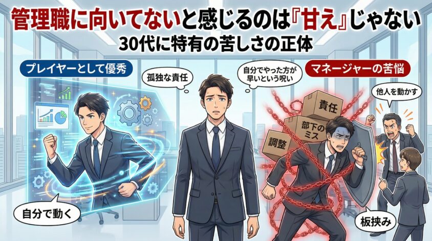 管理職に向いてないと感じるのは「甘え」じゃない&mdash;&mdash;30代に特有の苦しさの正体