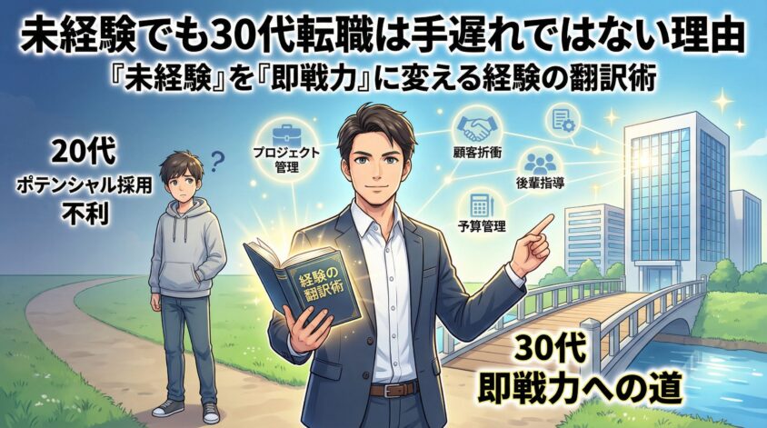 未経験でも30代転職は手遅れではない理由