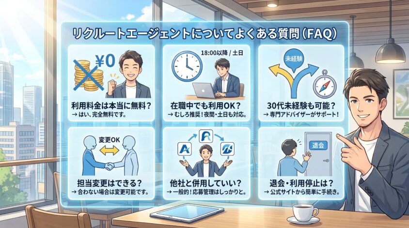 リクルートエージェントについてよくある質問（FAQ）