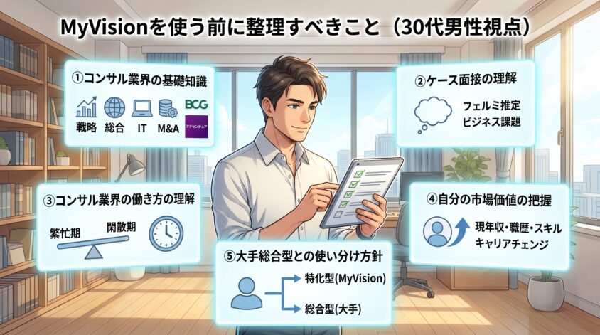 MyVisionを使う前に整理すべき5つのこと（30代男性視点）