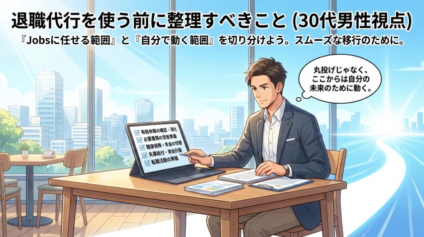 退職代行を使う前に整理すべき5つのこと（30代男性視点）