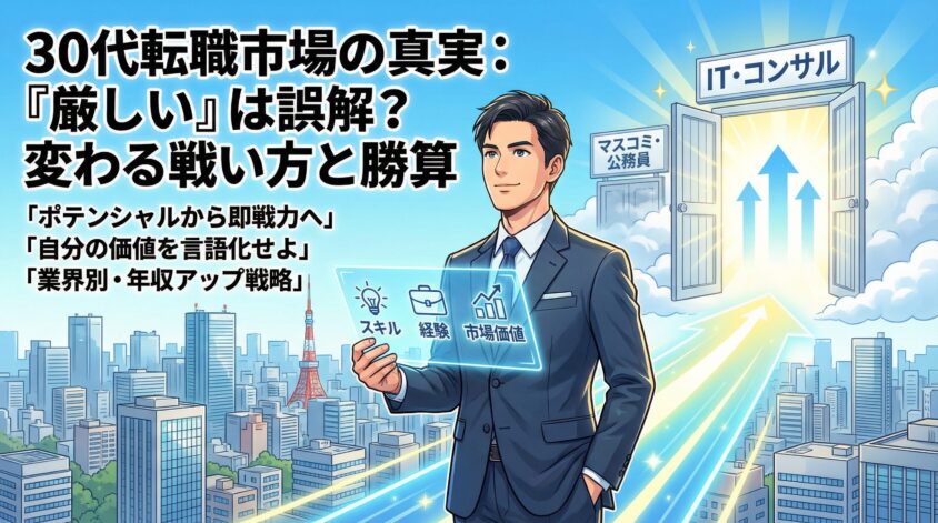 30代男性の転職市場は今どうなっているか