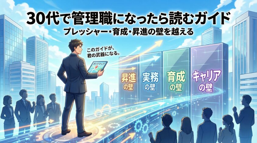 30代で管理職になったら読むガイド｜プレッシャー・育成・昇進の壁を越える