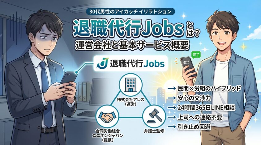 退職代行Jobsとは？運営会社と基本サービス概要
