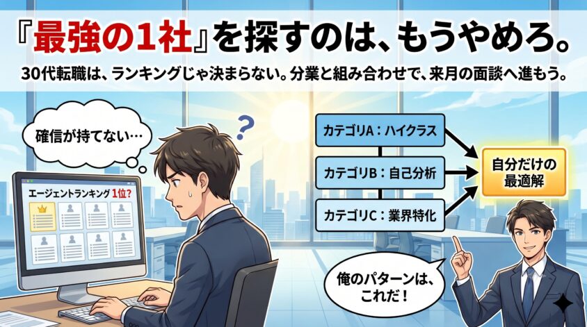 「最強の1社」を探していないか？