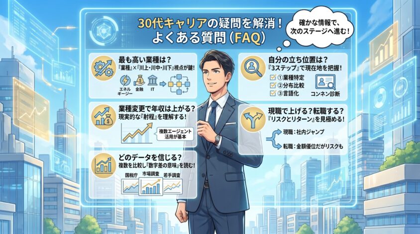 よくある質問(FAQ)業界別年収マップ