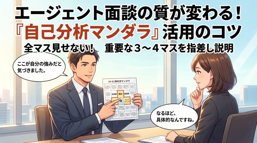 書類③ 自己分析マンダラチャート