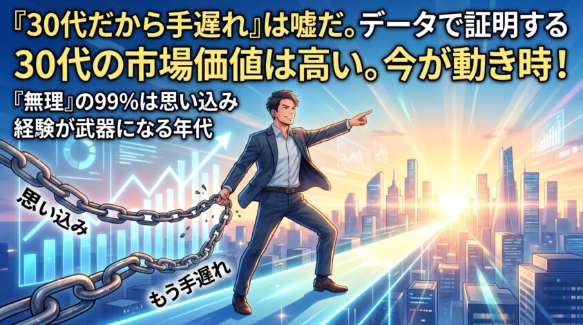 「30代だから手遅れ」は嘘だ。データで証明する