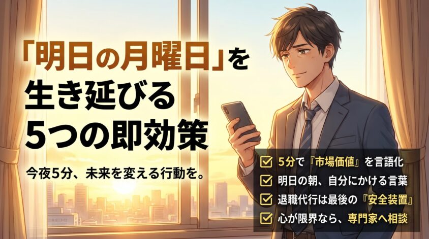 「明日の月曜日」を生き延びる5つの即効策