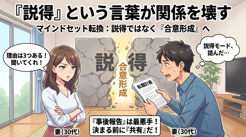 「説得」という言葉が関係を壊す──マインドセット転換