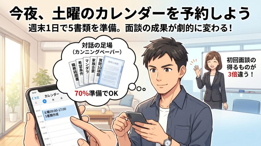 まとめ：今夜、土曜のカレンダーを予約しよう