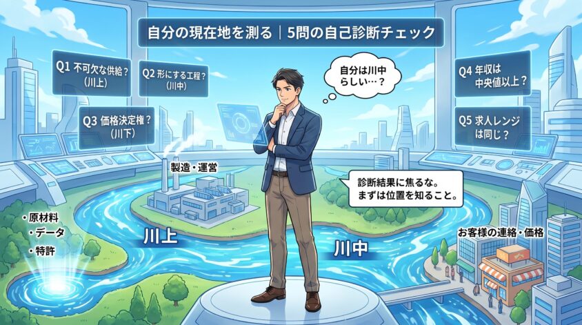 自分の現在地を測る|5問の自己診断チェック