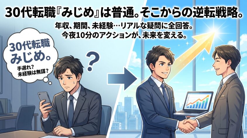 「30代転職 みじめ」でよくある質問