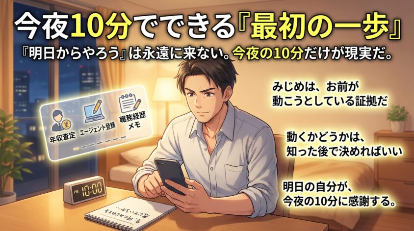 今夜10分でできる「最初の一歩」