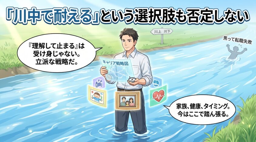 「川中で耐える」という選択肢も否定しない