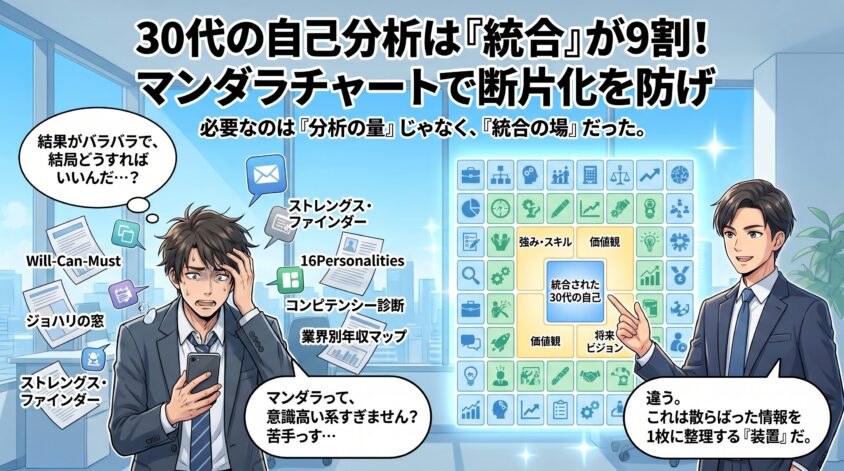 自己分析、結果がバラバラじゃないか